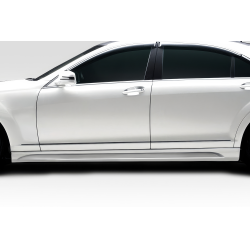 2007-2013 Mercedes S Class W221 Eros Version 3 Side Skirts Rocker Panels - 2 Piece image - 1