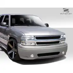 1999-2002 Chevrolet Silverado 2000-2006 Tahoe Suburban Denali Look Front Bumper - 1 Piece image - 6