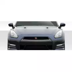 2009-2016 Nissan GT-R R35 OEM Facelift Look Conversion Front Grille - 1 Piece (S) image - 1