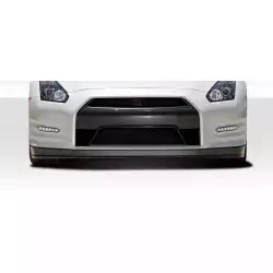 2009-2016 Nissan GT-R R35 OEM Facelift Look Conversion Front Lip Under Air Dam Spoiler- 2 Piece (S) image - 1
