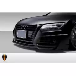 2012-2015 Audi A7 C7 Eros Version 1 Front Lip Under Air Dam Spoiler - 1 Piece image - 6