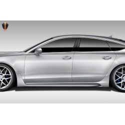 2012-2018 Audi A7 C7 Eros Version 1 Side Skirt Rocker Panels - 2 Piece image - 3