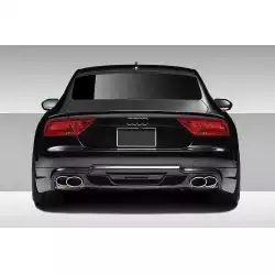 2012-2015 Audi A7 C7 Eros Version 1 Rear Lip Under Air Dam Spoiler - 1 Piece image - 1