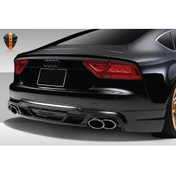 2012-2015 Audi A7 C7 Eros Version 1 Rear Lip Under Air Dam Spoiler - 1 Piece image - 3
