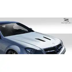 2012-2014 Mercedes C63 W204 Black Series Look Hood - 1 Piece image - 6