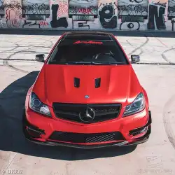 2012-2014 Mercedes C Class Black Series Look Hood image - 5