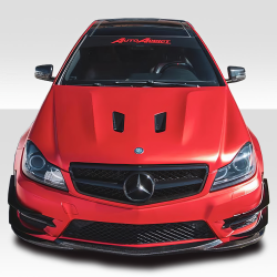 2012-2014 Mercedes C Class W204 Duraflex Black Series Look Hood - 1 Piece image - 1
