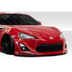 2013-2016 Scion FR-S Duraflex Modellista Look Front Lip Under Air Dam Spoiler - 3 Piece image - 1