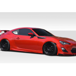 2013-2020 Scion FR-S Toyota 86 Subaru BRZ Duraflex Modellista Look Side Skirt Rocker Panels - 2 Piece image - 1