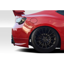 2013-2020 Scion FR-S Toyota 86 Subaru BRZ Duraflex Modellista Look Rear Add Ons Spat Extensions - 2 Piece image - 1