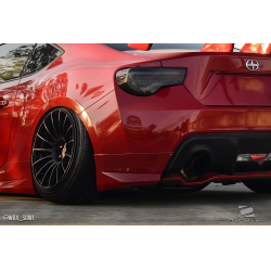2013-2020 Scion FR-S Toyota 86 Subaru BRZ Duraflex Modellista Look Rear Add Ons Spat Extensions - 2 Piece image - 4