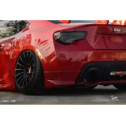 2013-2020 Scion FR-S Toyota 86 Subaru BRZ Modellista Look Rear Add Ons Spat Extensions - 2 Piece image - 8