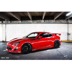 2013-2016 Scion FR-S  Duraflex Modellista Look Body Kit - 7 Piece image - 4