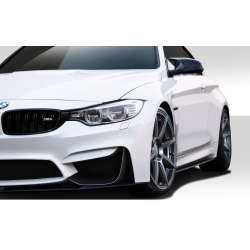 2014-2018 BMW M3 F80 2014-2020 M4 F82 F83 Duraflex M Performance Look Front Add Ons Spat Extensions - 2 Piece (S) image - 1