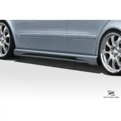 2003-2009 Mercedes E Class W211 4DR W-1 Side Skirt Rocker Panels - 2 Piece image - 7