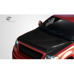 2004-2008 Ford F-150 Carbon Creations Super Snake Look Hood - 1 Piece image - 2