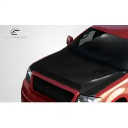 2004-2008 Ford F-150 Super Snake Look Hood - 1 Piece image - 1