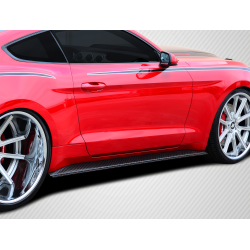 2015-2023 Ford Mustang Carbon Creations GT Concept Side Skirt Rocker Panels - 2 Piece image - 1