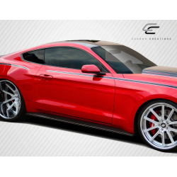 2015-2023 Ford Mustang Carbon Creations GT Concept Side Skirt Rocker Panels - 2 Piece image - 5