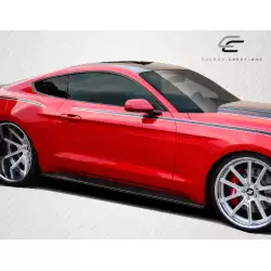 2015-2023 Ford Mustang GT Concept Side Skirt Rocker Panels - 2 Piece (S) image - 8