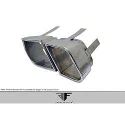 2011-2014 Porsche Cayenne AF-4 Exhaust Tips - 4 Piece (S) image - 5