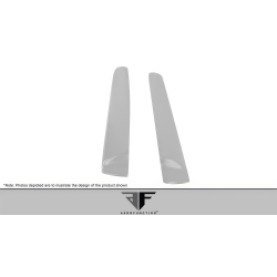 2008-2015 Lexus LX570 Urethane AF-1 Wide Body Door Caps ( PUR-RIM ) - 4 Piece (S) image - 4