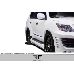 2008-2015 Lexus LX570 Urethane AF-1 Wide Body Door Caps ( PUR-RIM ) - 4 Piece (S) image - 2