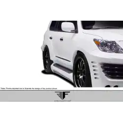 2008-2015 Lexus LX570 Urethane AF-1 Wide Body Door Caps ( PUR-RIM ) - 4 Piece (S) image - 6