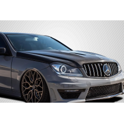 2008-2011 Mercedes C Class W204 Carbon Creations Black Series Look Hood - 1 Piece image - 1