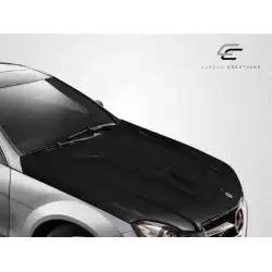2012-2014 Mercedes C Class W204 Black Series Look Hood - 1 Piece image - 4