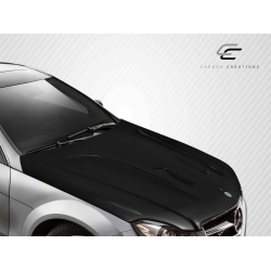 2012-2014 Mercedes C Class W204 Carbon Creations Black Series Look Hood - 1 Piece image - 2