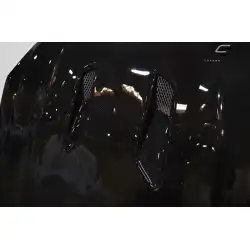 2008-2011 Mercedes C63 W204 Black Series Look Hood - 1 Piece image - 4