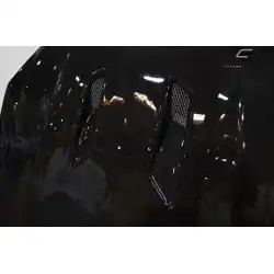 2008-2011 Mercedes C63 W204 Black Series Look Hood - 1 Piece image - 12