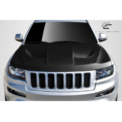 2011-2022 Jeep Grand Cherokee Carbon Creations SRT8 Look Hood - 1 Piece image - 2