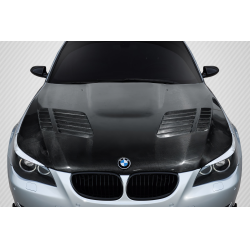 2004-2010 BMW 5 Series E60 4DR Carbon Creations GTR Look Hood - 1 Piece image - 1