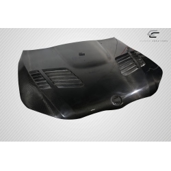 2004-2010 BMW 5 Series E60 4DR Carbon Creations GTR Look Hood - 1 Piece image - 4