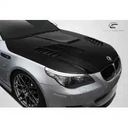2004-2010 BMW 5 Series E60 4DR GTR Look Hood - 1 Piece image - 11