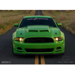 2013-2014 Ford Mustang / 2010-2014 Mustang GT500 Duraflex CVX Version 2 Hood - 1 Piece image - 3