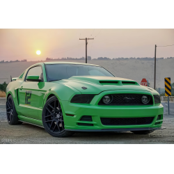 2013-2014 Ford Mustang / 2010-2014 Mustang GT500 Duraflex CVX Version 2 Hood - 1 Piece image - 5