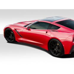 2014-2019 Chevrolet Corvette C7 Duraflex GT Concept Side Splitters - 2 Piece image - 1