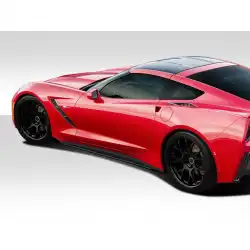 2014-2019 Chevrolet Corvette C7 GT Concept Side Splitters - 2 Piece image - 1