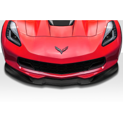 2014-2019 Chevrolet Corvette C7 Duraflex Apex Front Splitter - 3 Piece image - 1