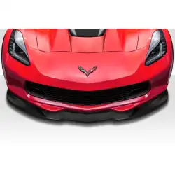 2014-2019 Chevrolet Corvette C7 Apex Front Splitter - 3 Piece image - 1
