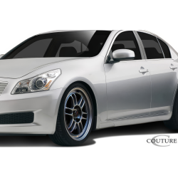 2007-2009 Infiniti G Sedan Couture Polyurethane Vortex Side Add Ons Spat Extensions - 2 Piece (S) image - 2