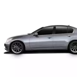 2007-2009 Infiniti G Sedan Polyurethane Vortex Side Add Ons Spat Extensions - 2 Piece (S) image - 7