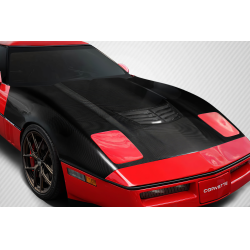 1985-1996 Chevrolet Corvette C4 Carbon Creations Stingray Z Hood- 1 Piece image - 2