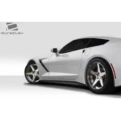 2014-2019 Chevrolet Corvette C7 Gran Veloce Side Skirts- 2 Piece image - 7