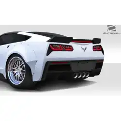 2014-2019 Chevrolet Corvette C7 Gran Veloce Rear Diffuser- 1 Piece image - 8
