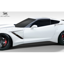 2014-2019 Chevrolet Corvette C7 Duraflex Gran Veloce Wide Body Side Skirts- 2 Piece image - 4
