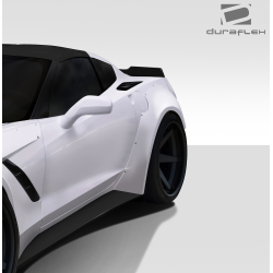 2014-2019 Chevrolet Corvette C7 Duraflex Gran Veloce Wide Body Rear Fender Flares- 2 Piece image - 3